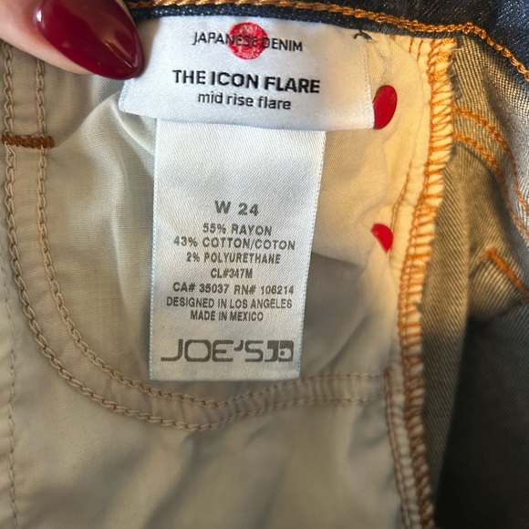 NWT Joe's Jeans The Icon Flare Mid Rise Stretch Jeans - Picture 7 of 13